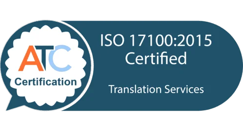ATC Certification ISO 17100