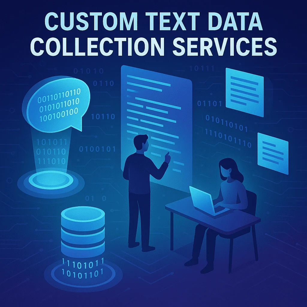 Custom Text Data Collection Services for AI