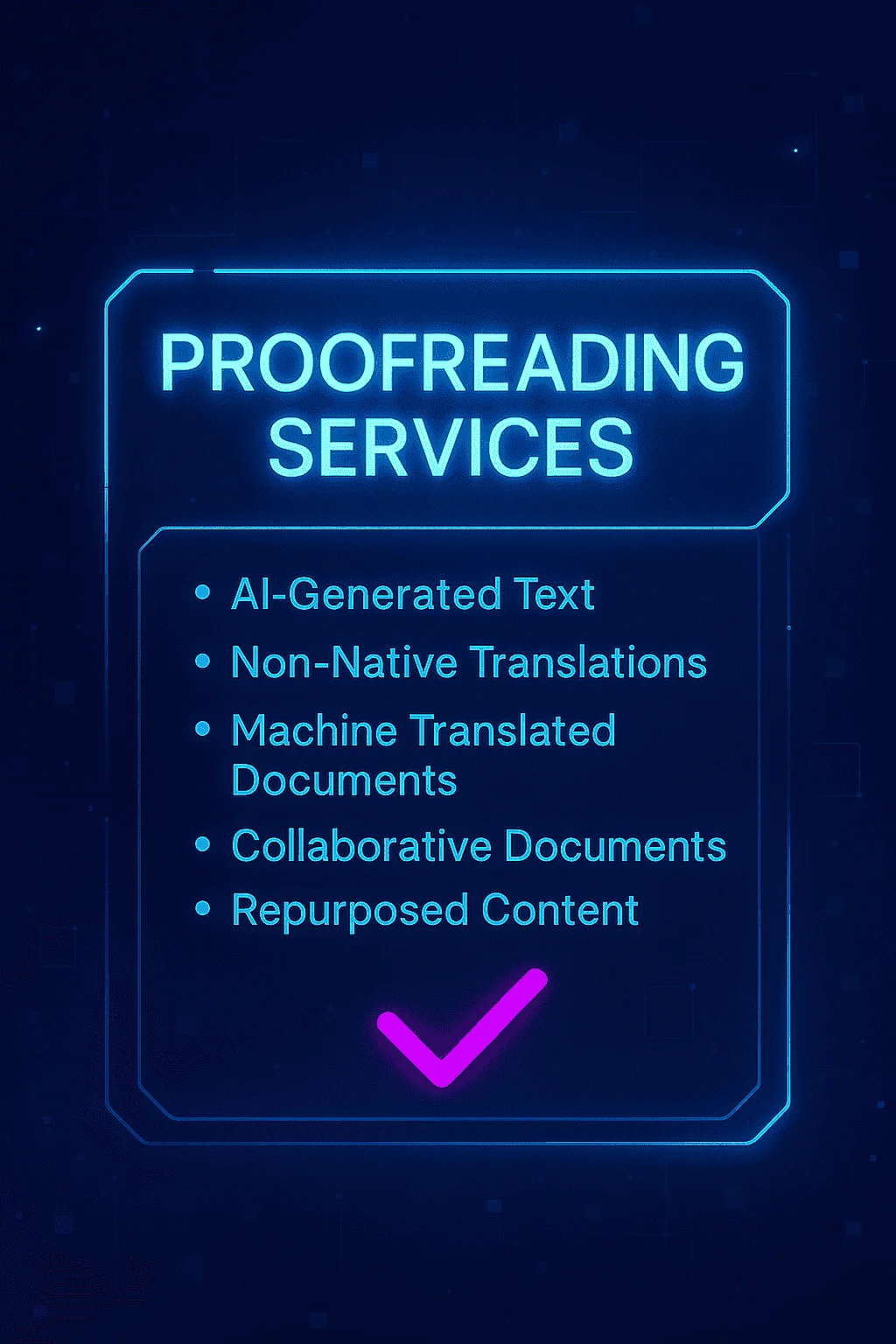 What Kind of Content Do We Proofread?