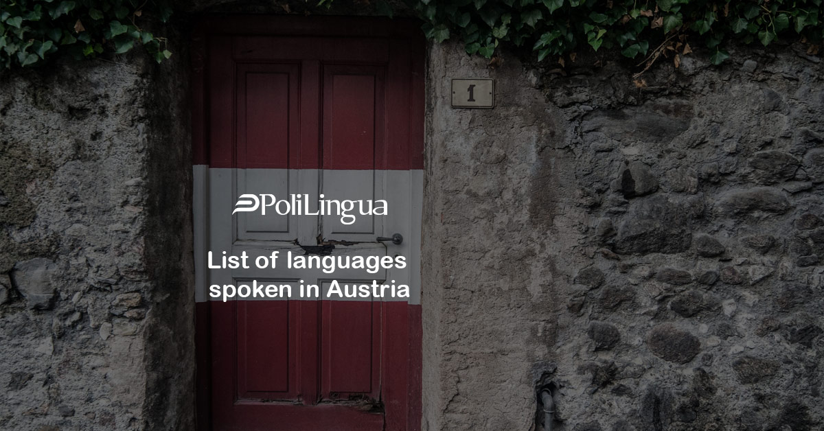 List of languages spoken in Austria