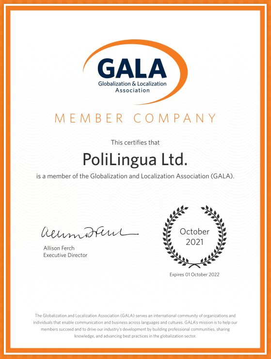 PoliLingua GALA 2021